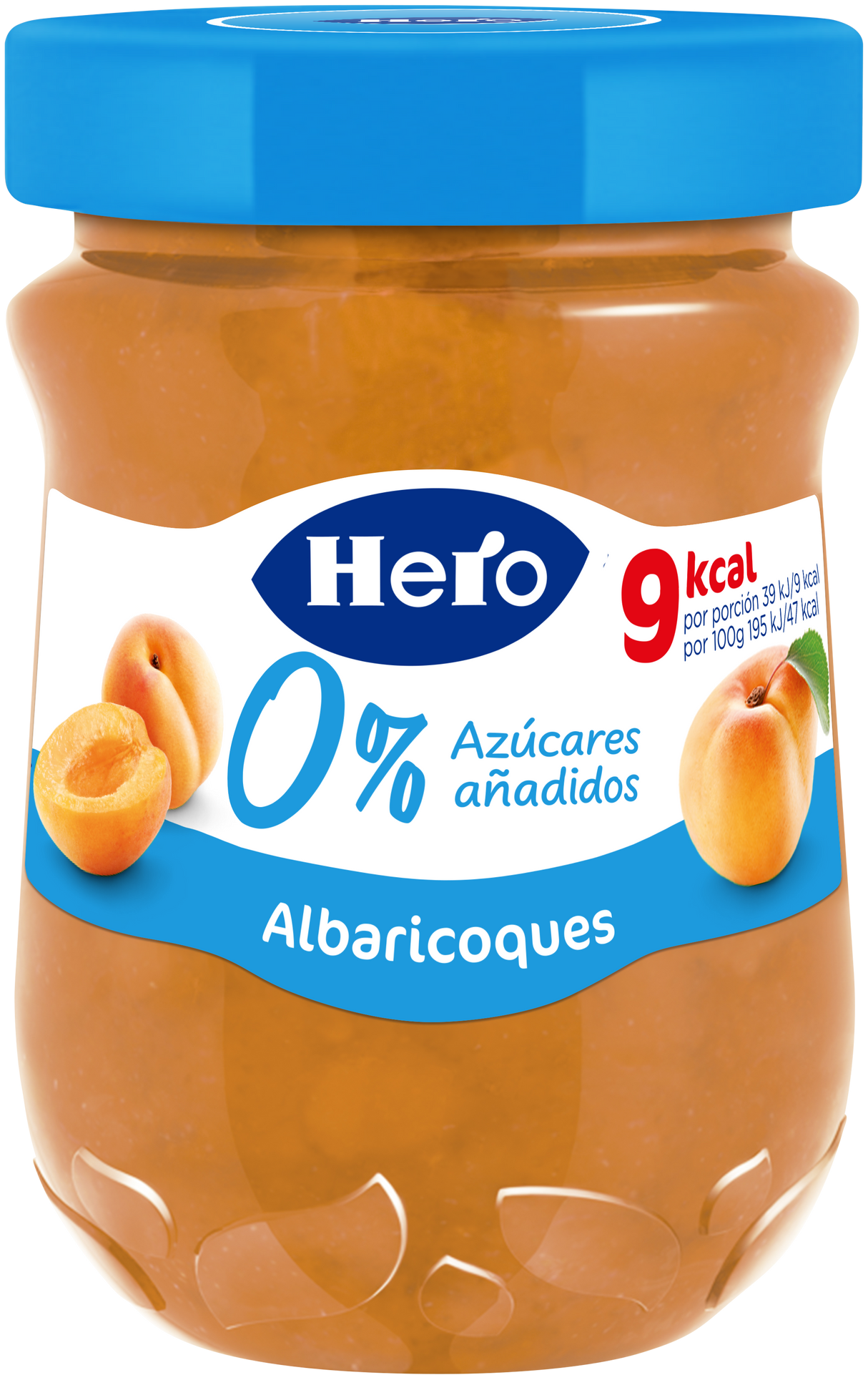 Geléia Hero sem adição de açúcar de damasco