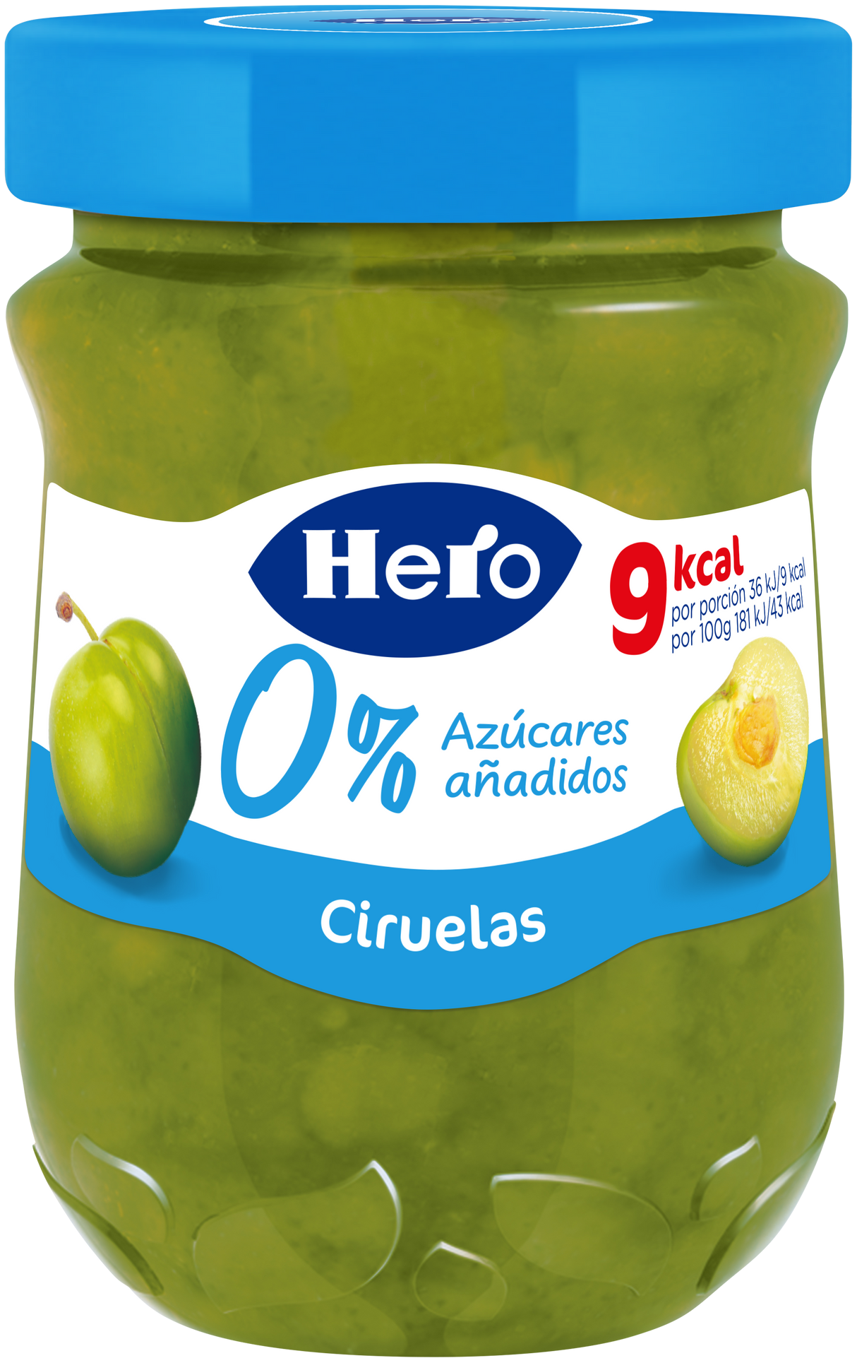 Mermelada Hero sin azúcar añadido ciruelas