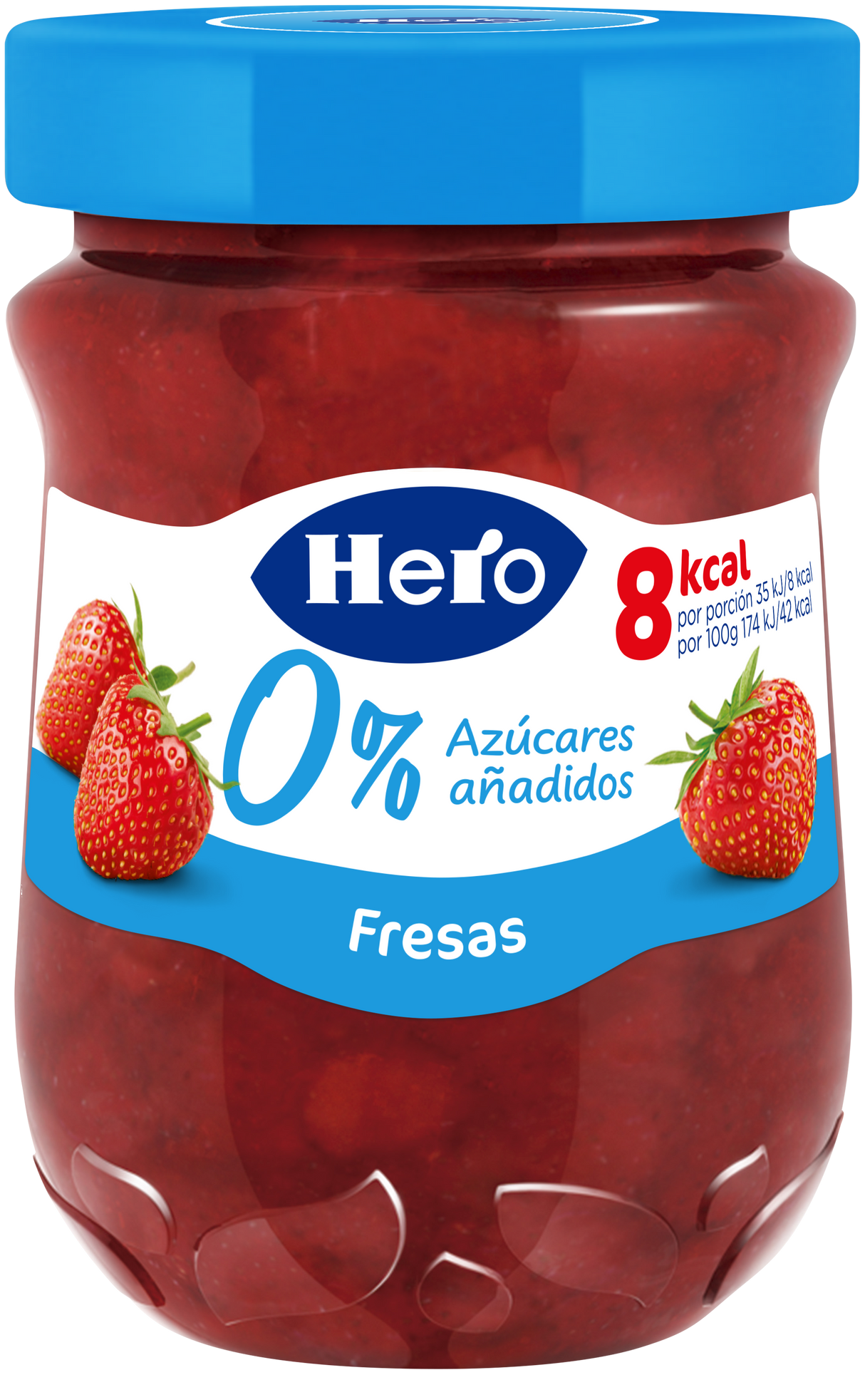 Mermelada Hero sin azúcar añadido fresas