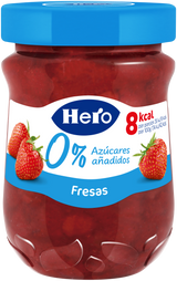 Mermelada Hero sin azúcar añadido fresas