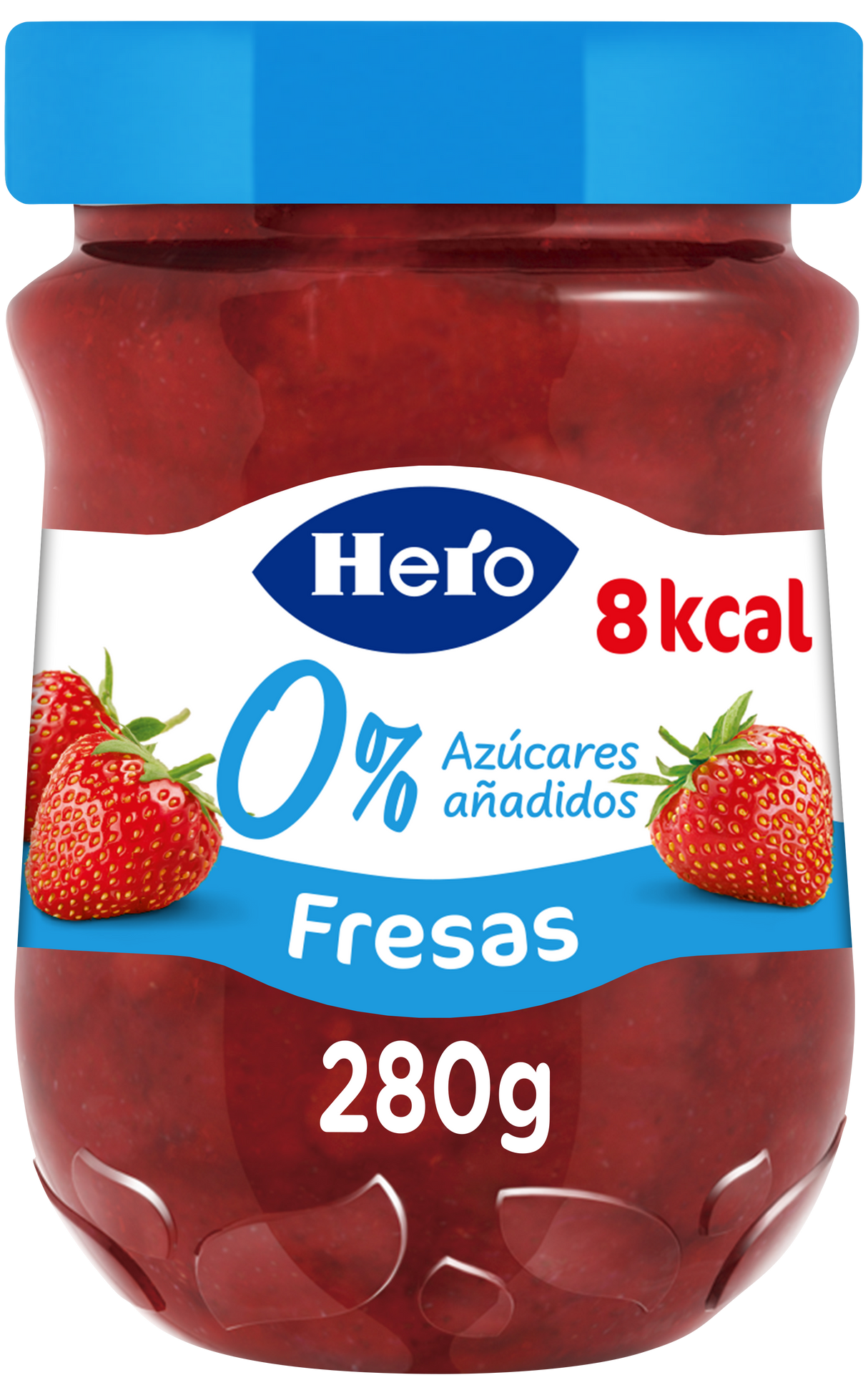 Mermelada Hero sin azúcar añadido fresas