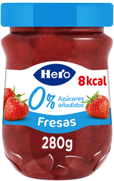 Mermelada Hero sin azúcar añadido fresas