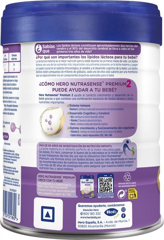 Leche infantil Nutrasense Premium 2