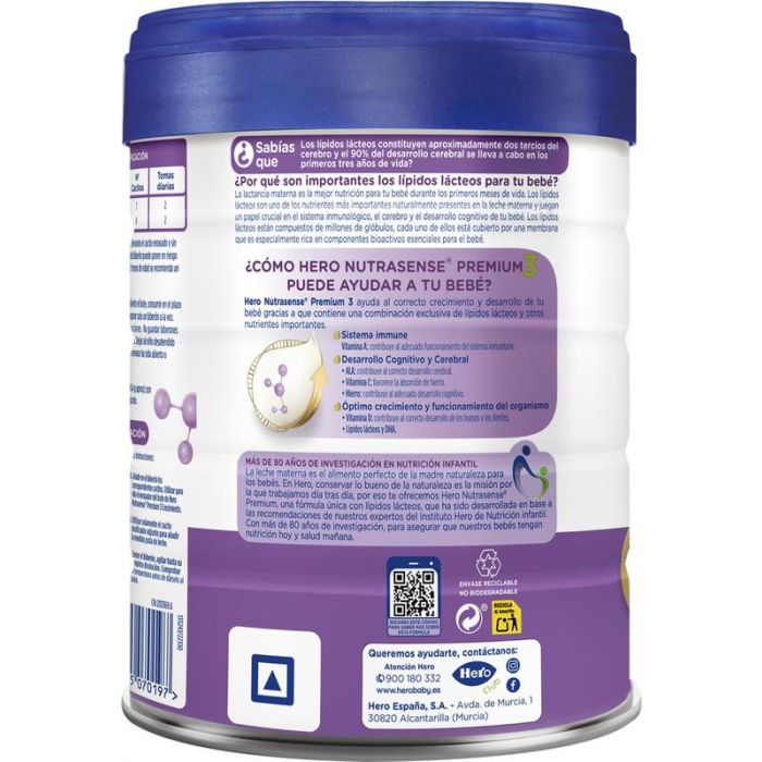 Leite infantil Nutrasense Premium 3