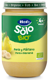 Boião Hero Solo Bio pêra e banana