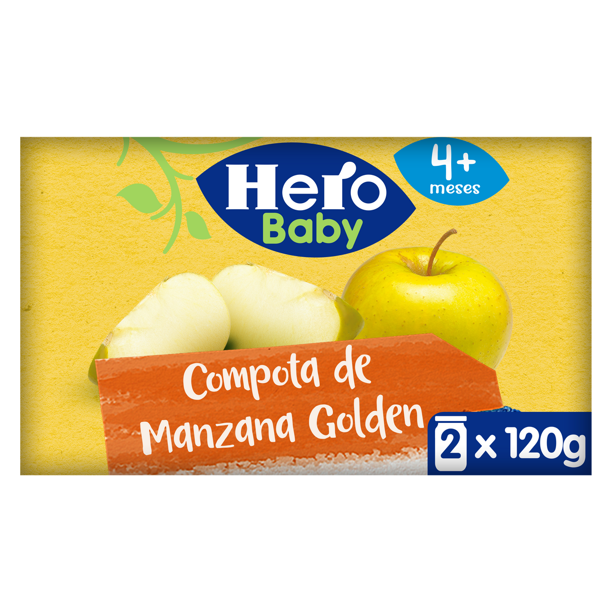 Tarrito Hero Baby compota de manzana golden