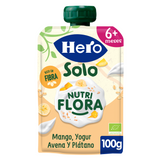 Bolsita Eco Hero Solo Nutriflora mango yogur plátano y avena