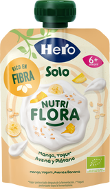 Bolsita Eco Hero Solo Nutriflora mango yogur plátano y avena