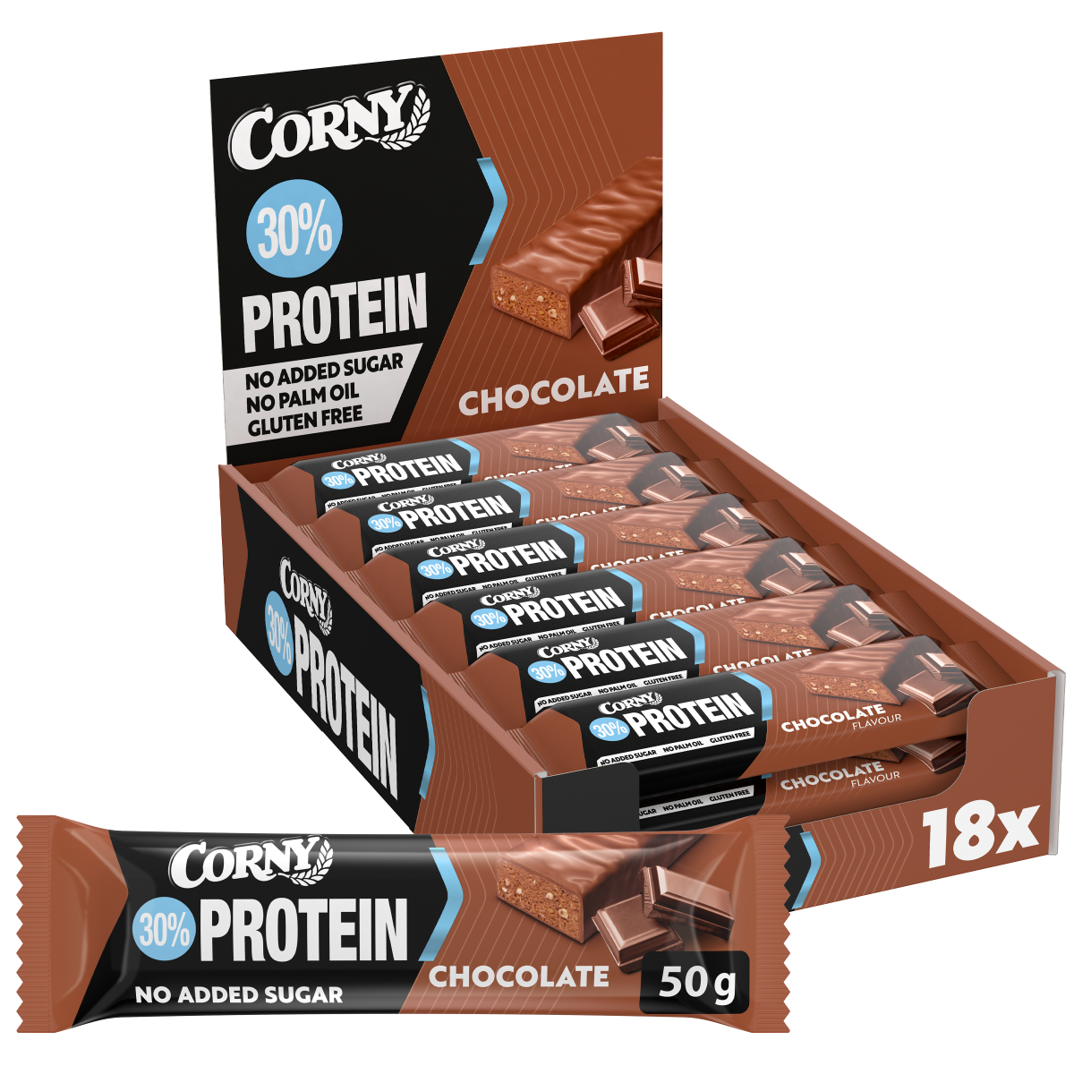 Barrita Corny Protein chocolate