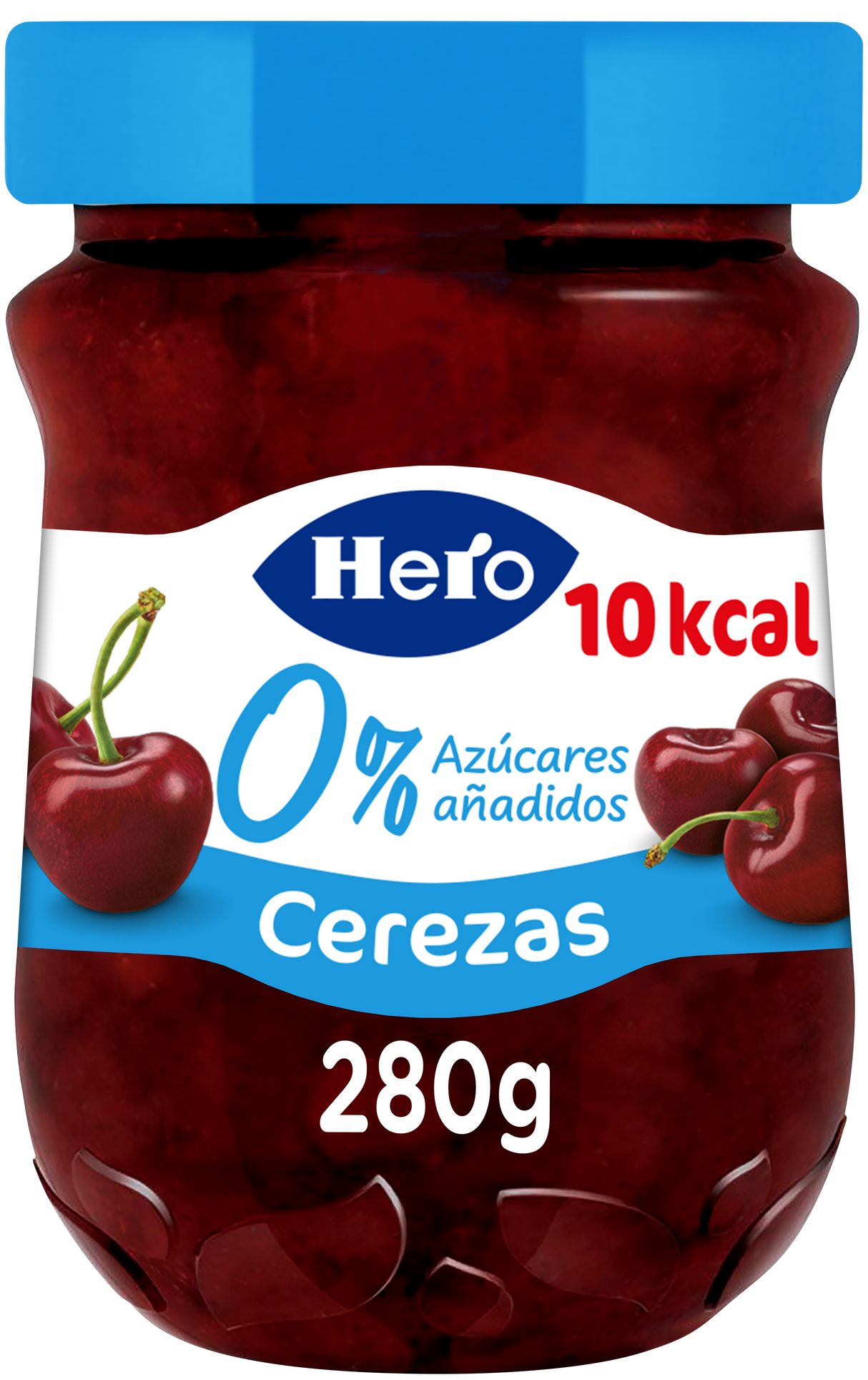 Mermelada Hero sin azúcar añadido cereza