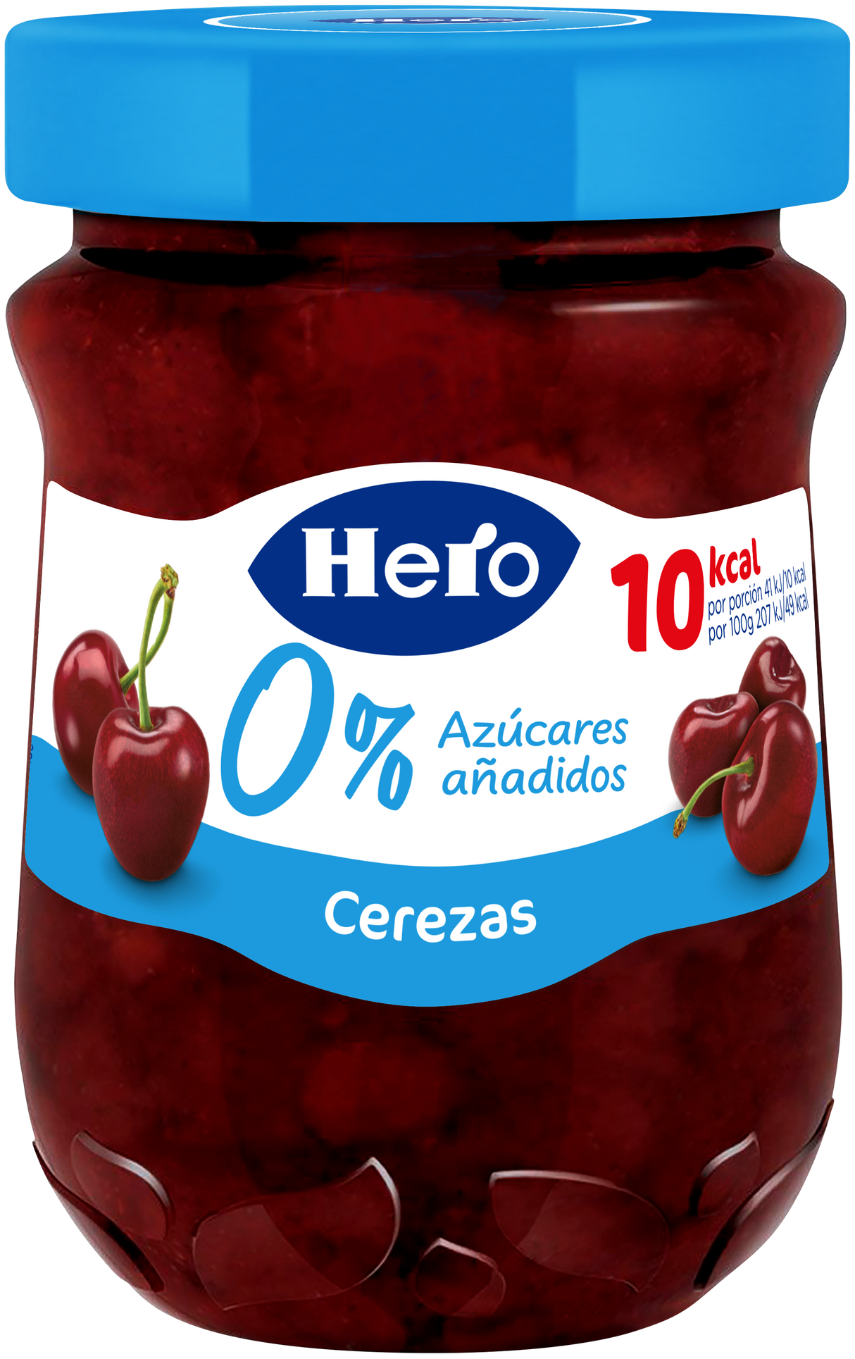 Mermelada Hero sin azúcar añadido cereza