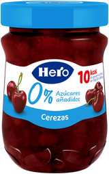 Mermelada Hero sin azúcar añadido cereza