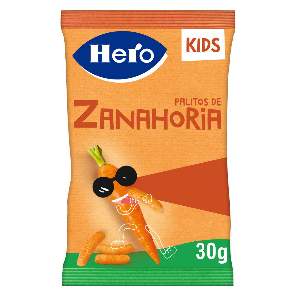 Snacks Hero Kids palitos zanahoria