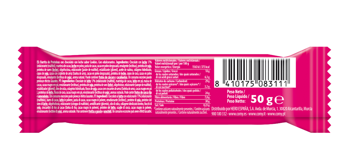 Barrita Corny Protein cookies