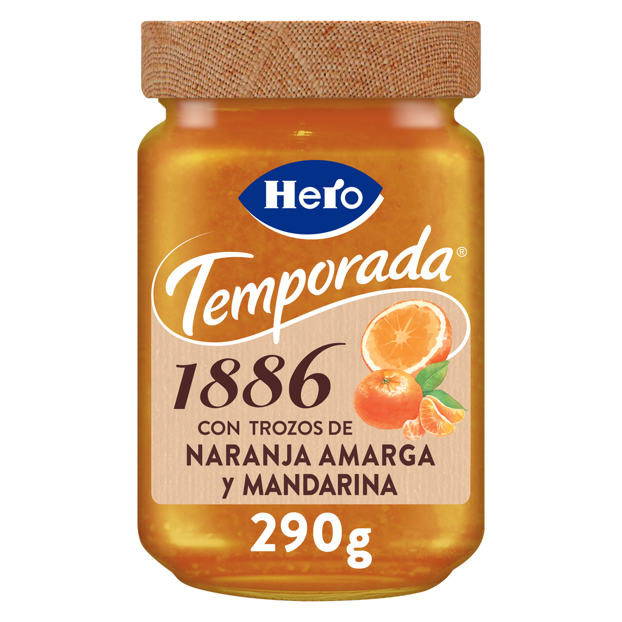 Hero Jam Temporada 1886 laranja amarga e tangerina