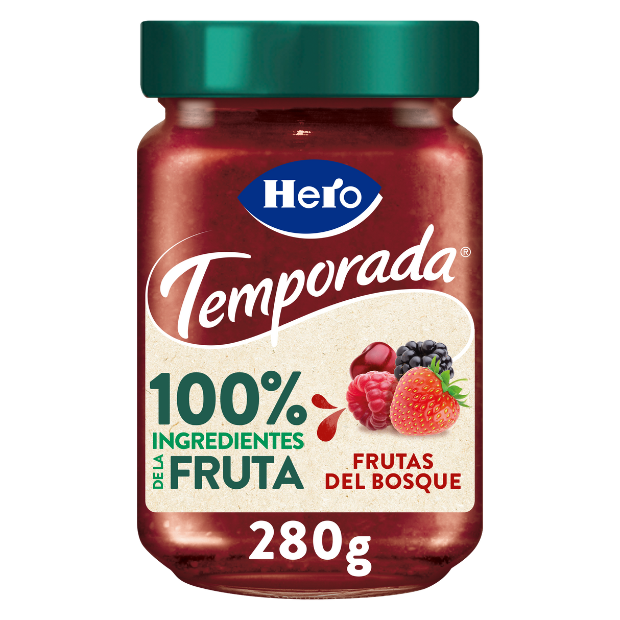 Hero Season Jam 100% ingredientes de frutas e bagas