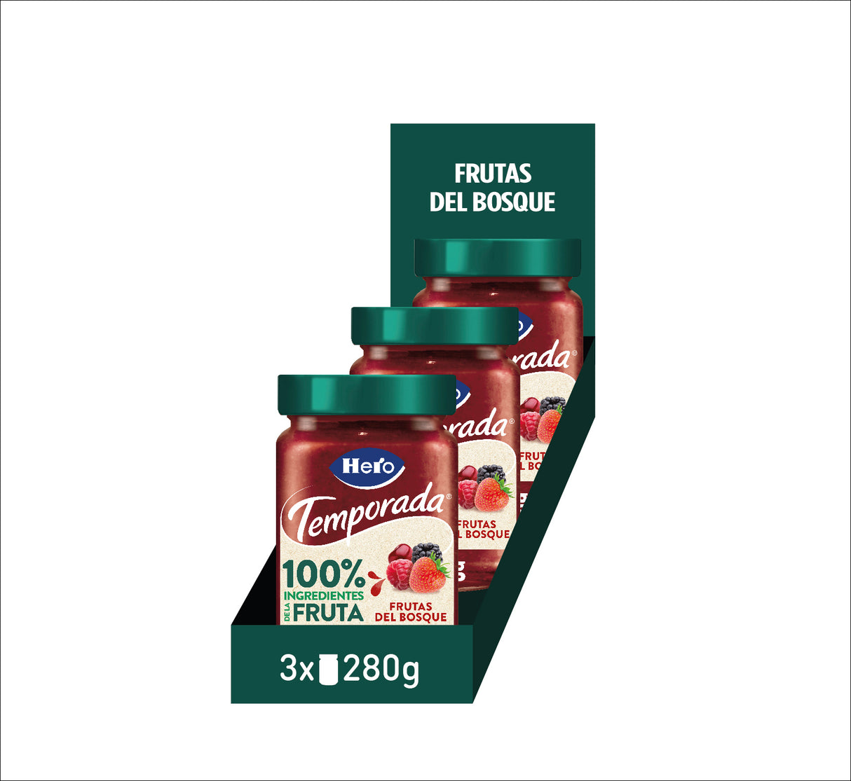 Hero Season Jam 100% ingredientes de frutas e bagas