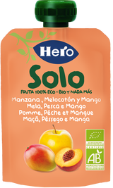 Bolsita Eco Hero Solo manzana melocotón y mango