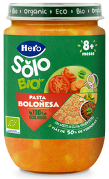 Tarrito Hero Solo Bio pasta boloñesa