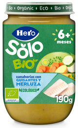 Eco Hero Jar Apenas cenouras, ervilhas e pescada