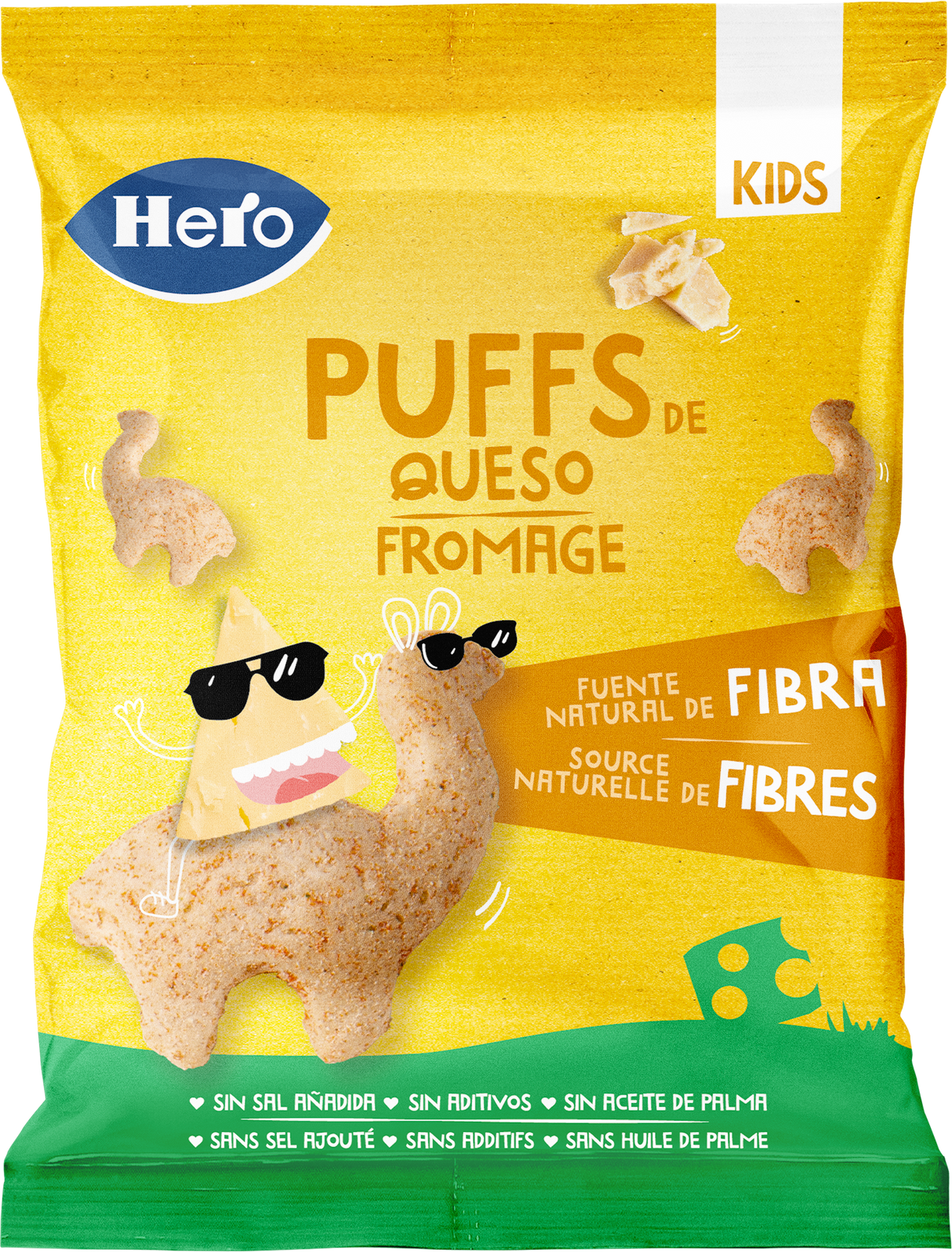 Snacks Hero Kids puff queso