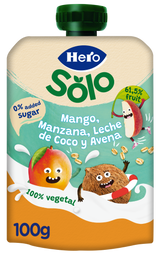 Saqueta de fruta Eco Hero Solo pera e framboesa