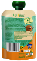 Saqueta de fruta Eco Hero Solo pera e framboesa