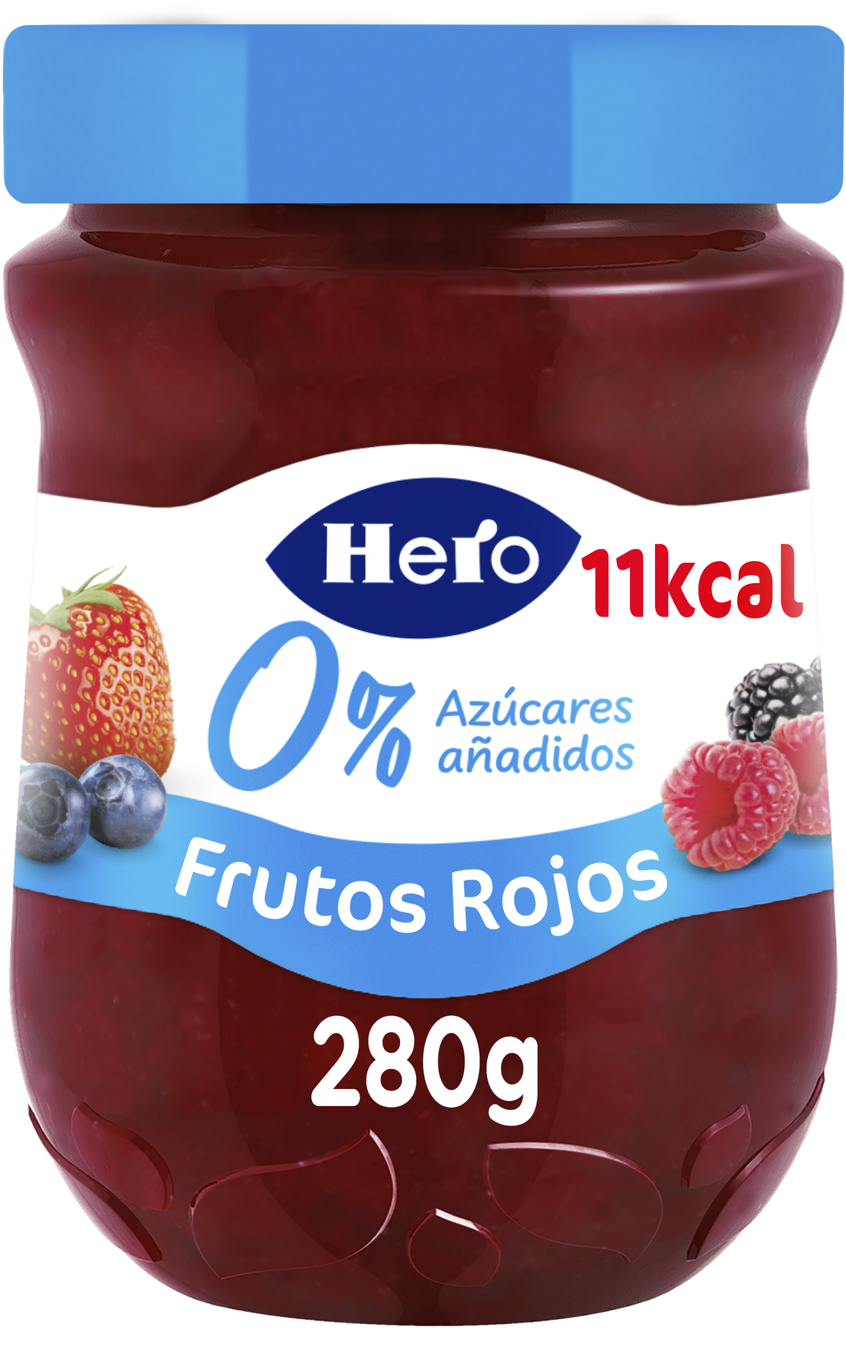 Mermelada Hero sin azúcar añadido frutos rojos