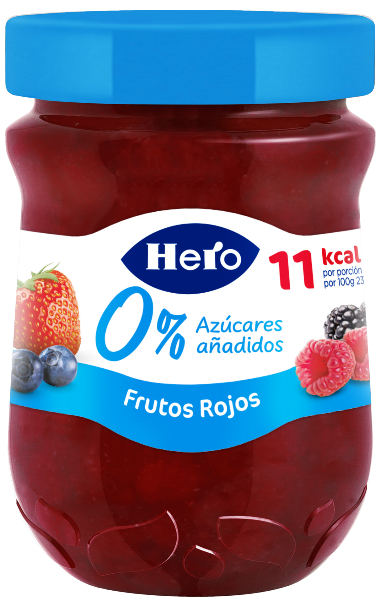 Mermelada Hero sin azúcar añadido frutos rojos