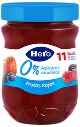 Mermelada Hero sin azúcar añadido frutos rojos
