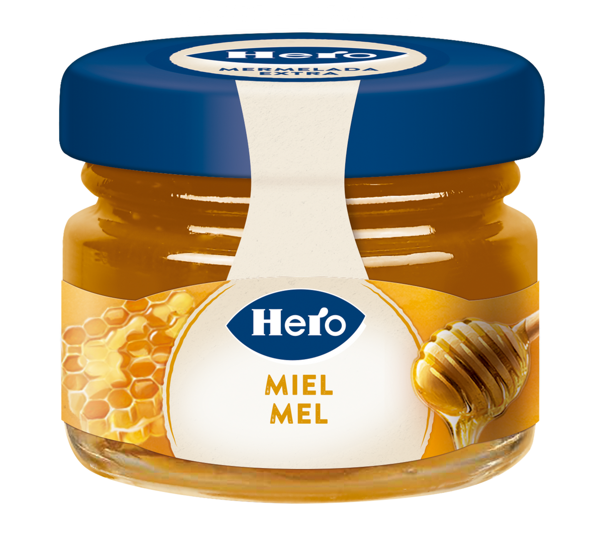 Pote de mel com geleia de herói