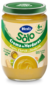 Tarrito Hero Solo crema de verduras puerro, chirivía y zanahoria
