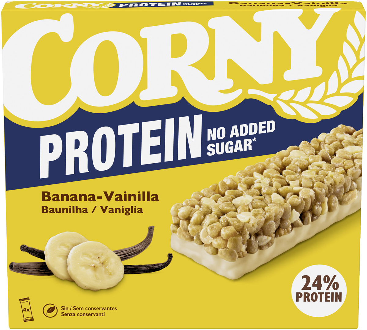 Barrita Corny Protein Banana-Vainilla
