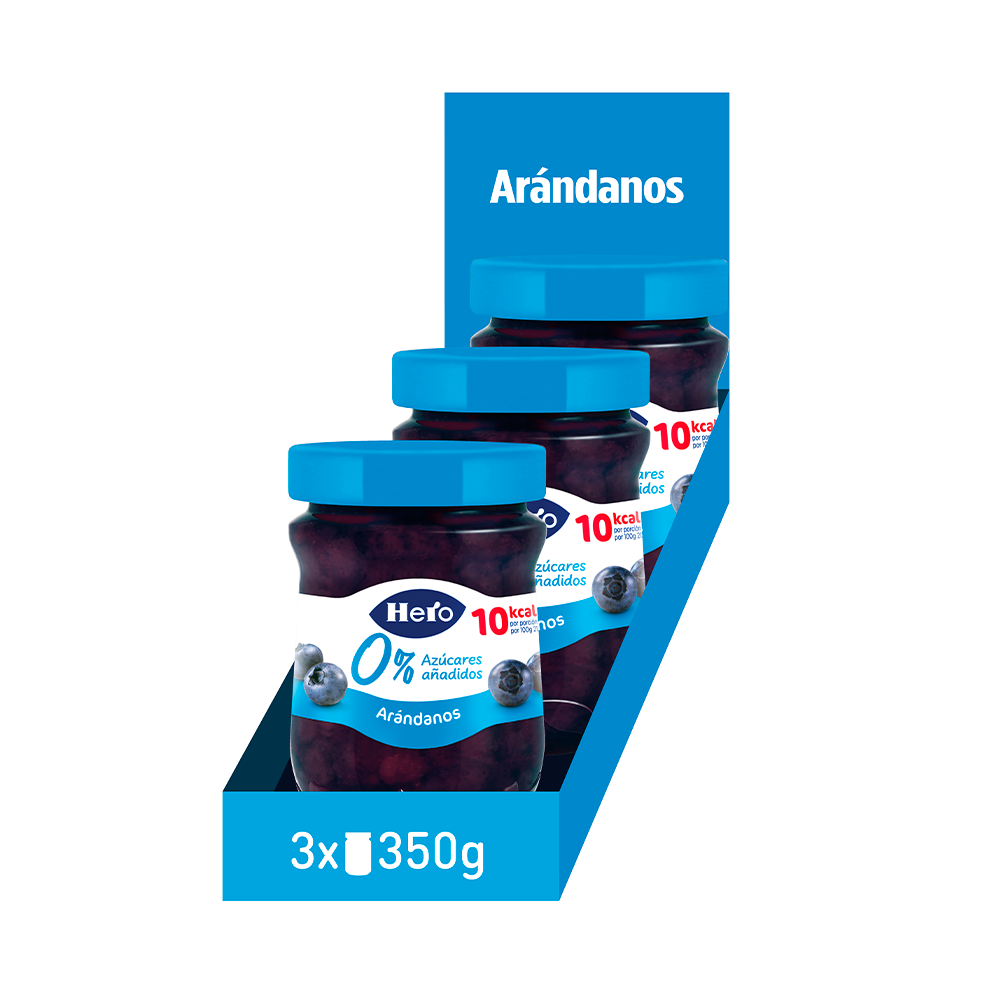 Mermelada Hero sin azúcar añadido arándanos