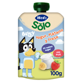 Bolsita Hero Solo Bluey yogurín con plátano y fresa