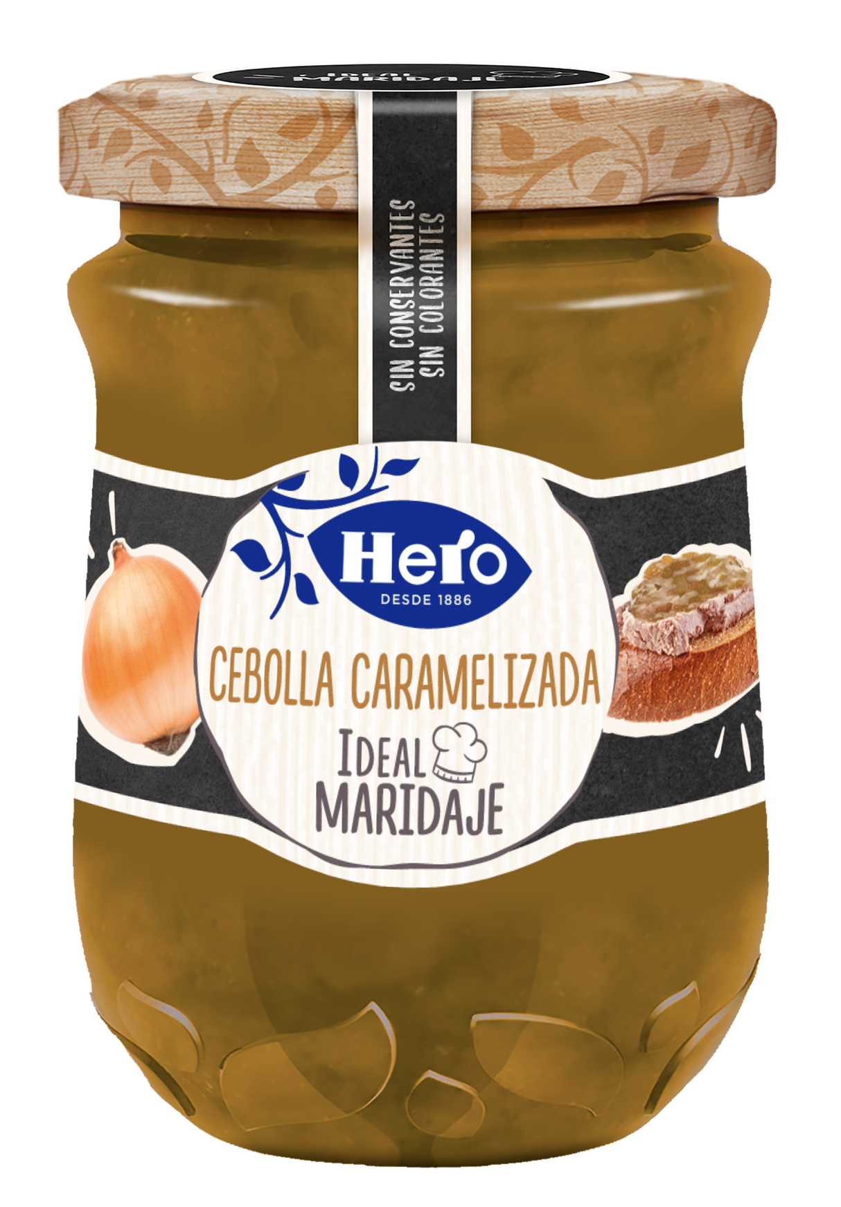 Hero Ideal Preparação Combinação de cebola caramelizada