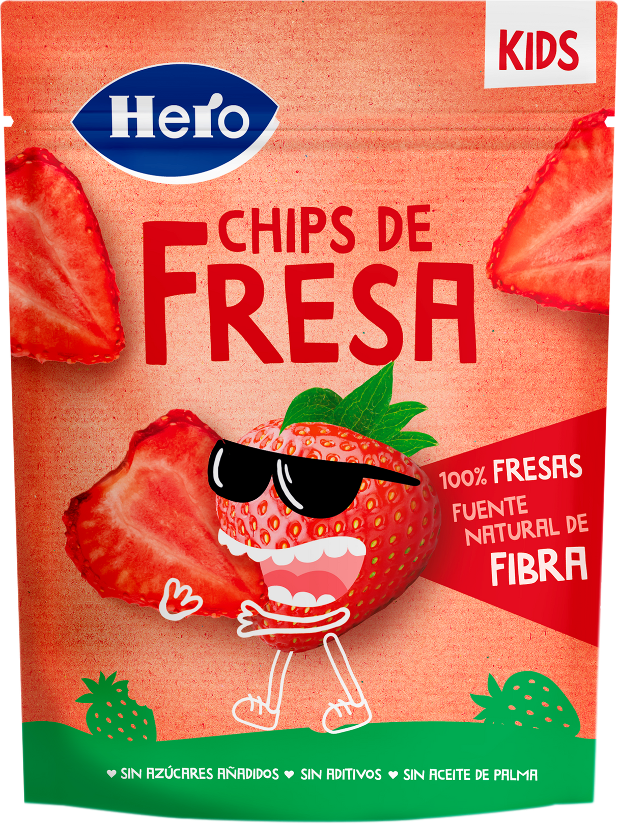 Snacks Hero Kids chips fresa