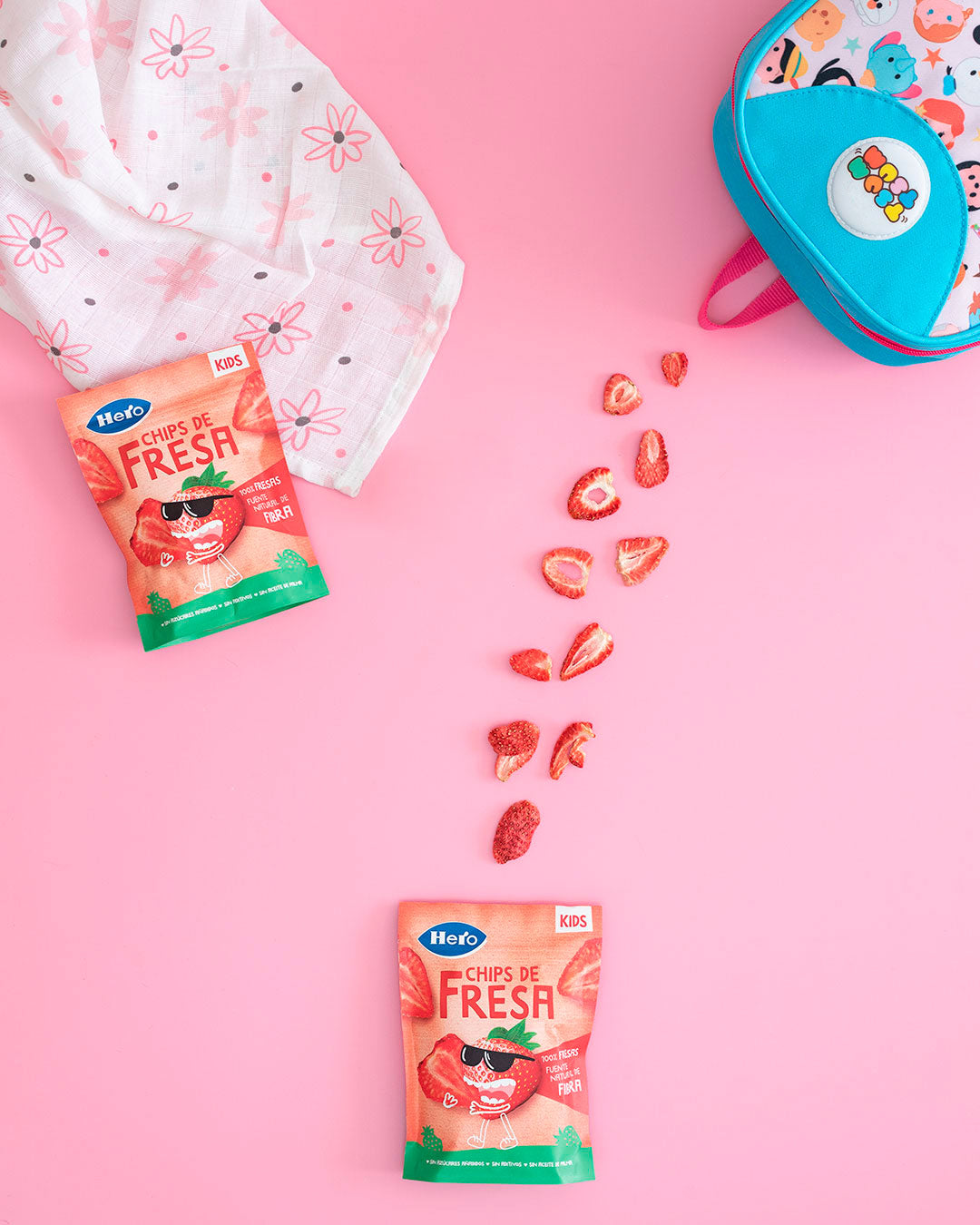 Snacks Hero Kids chips fresa