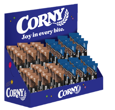 Expositor Barritas Corny Protein 48 unidades
