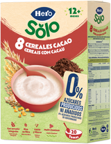 Papilla Hero Solo 8 cereales con cacao