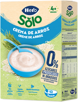 Papas de cereais Hero Solo creme de arroz