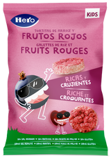 Snacks Hero Kids panquecas de frutas vermelhas 