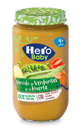 Hero Baby pote de legumes cozidos da horta