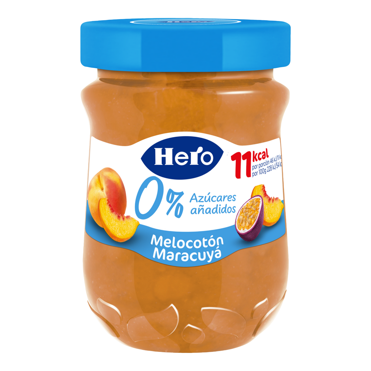 Mermelada Hero sin azúcar añadido Melocotón-Maracuyá