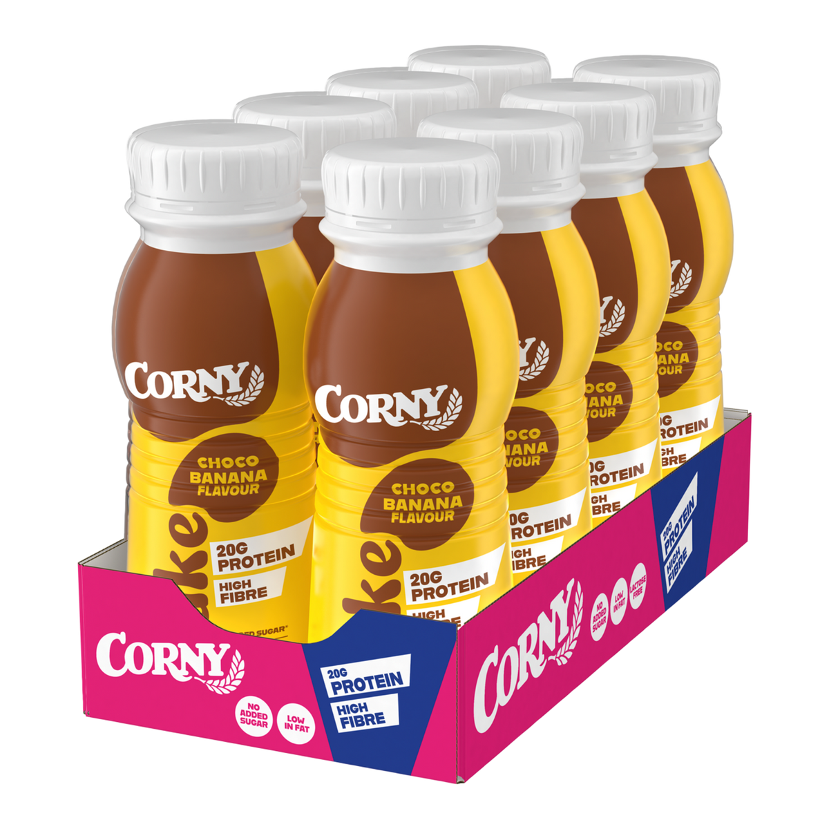 Batido de proteínas Corny chocolate y plátano