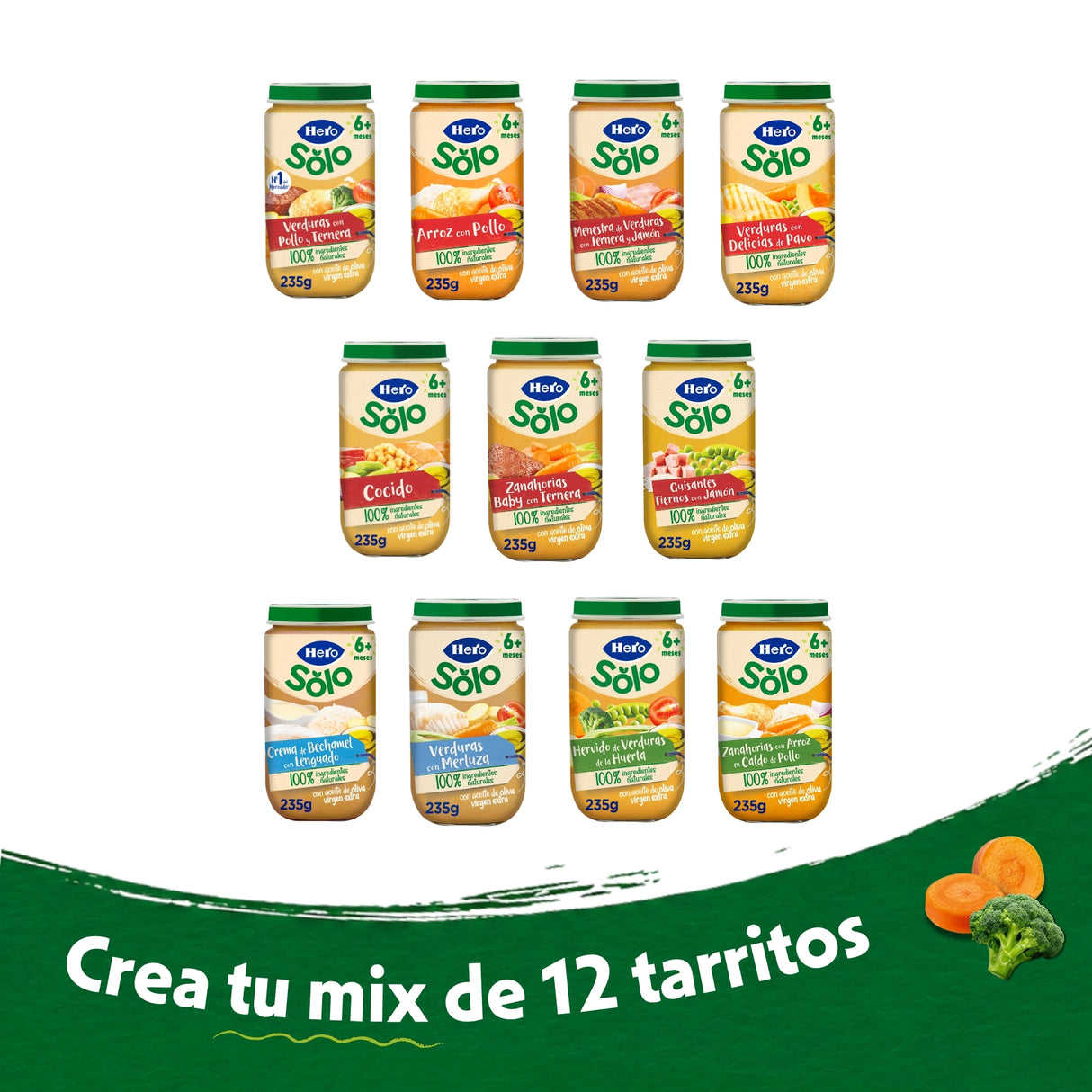 Pack personalizable 12 Tarritos Hero Solo