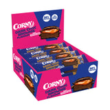 Barrita Corny Protein soft chocolate negro con brownie
