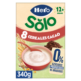 Papilla Hero Solo 8 cereales con cacao