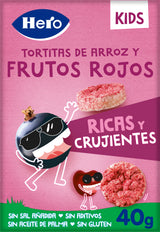 Snacks Hero Kids panquecas de frutas vermelhas 