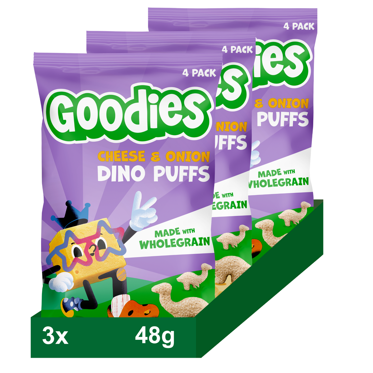 Snacks Goodies Puffs queso y cebolla